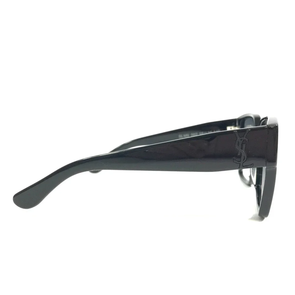 Saint Laurent Sunglasses SLM9 002 Black Oversized Square w/ Gray Gradient Lenses